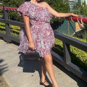 Gorgeous off the shoulder flower dress